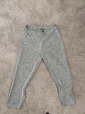 Nobull Heather Gray Cropped Leggings